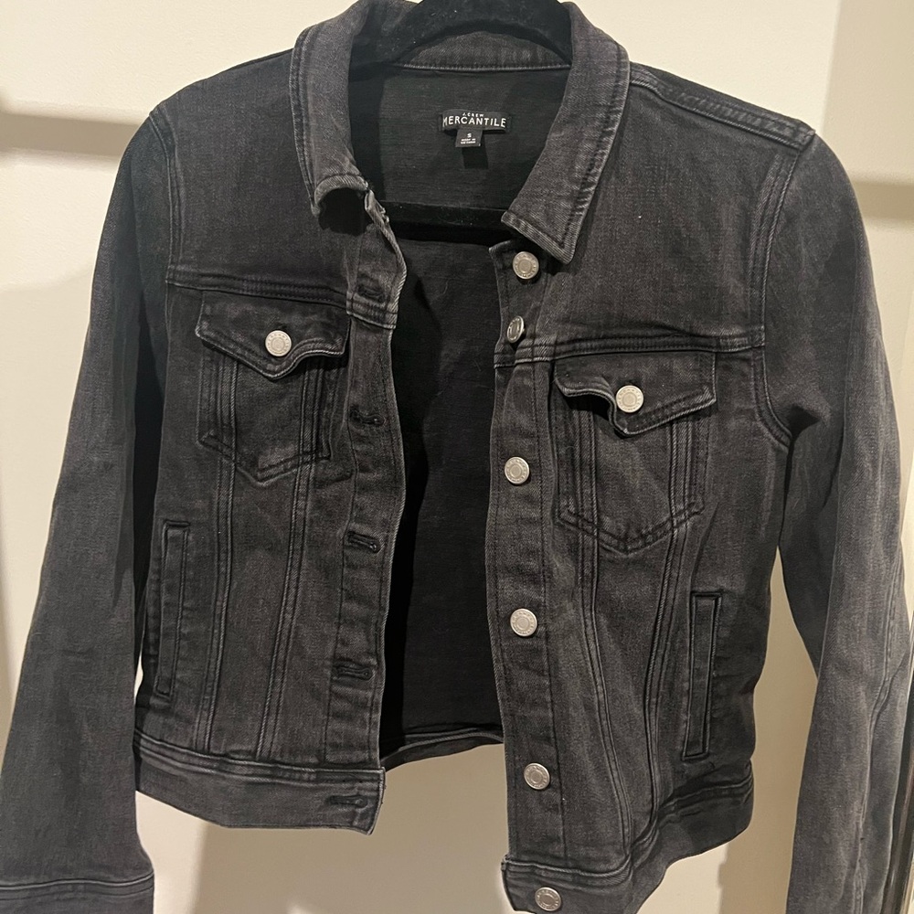 J. Crew Factory Black Jean Jacket
